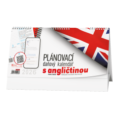  Stolní kalendář - Plánovací daňový kalendář s angličtinou