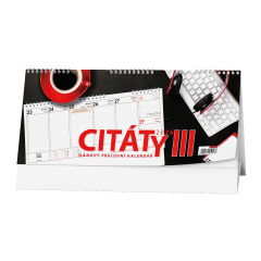  Stolní kalendář - Pracovní kalendář CITÁTY III