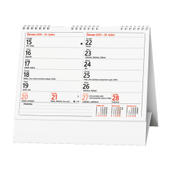  Stolní kalendář - Pracovní kalendář Čtrnáctidenní