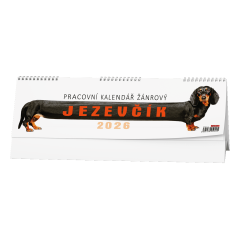  Stolní kalendář - Pracovní kalendář žánrový - Jezevčík