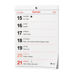  Nástěnný kalendář - Trhací kalendář - A5