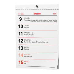  Nástěnný kalendář - Trhací kalendář - A6