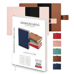  Denní diář - Ctirad s výsekem - A5 - náhradní náplň