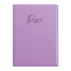  Denní diář - David - Pastel - A5 - fialová