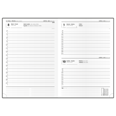  Denní diář - David - Vivella - A5 - bordó