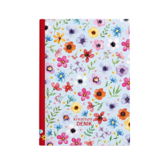  Kreativní deník - B6 - Lamino - Kvítky