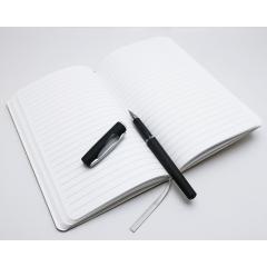  Notes linkovaný - A5 - kraft - chrpy