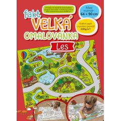 Fakt velká omalovánka - Les