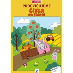  Omalovánka A4 - Procvičujeme čísla - Na farmě