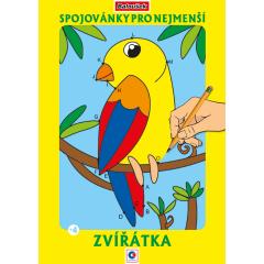  Omalovánka  - A4 - Spojovánky pro nejmenší - Zvířátka