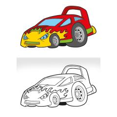  Omalovánka A5 - Auta