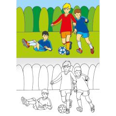  Omalovánka - A5 - Fotbal