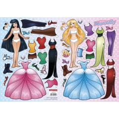  Vystřihovánka Kamarádky