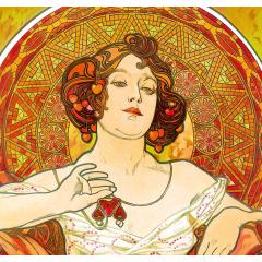  Kalendář Alfons Mucha - vázanka