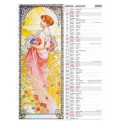  Kalendář Alfons Mucha