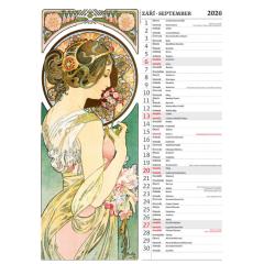  Kalendář Alfons Mucha