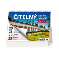  Čitelný týdenní kalendář