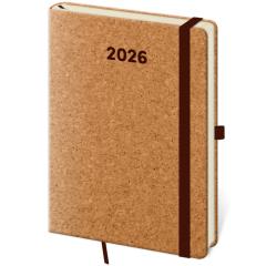  Denní diář A5 Cork s poutkem