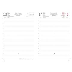  Denní diář A5 Print Classic angl. červený