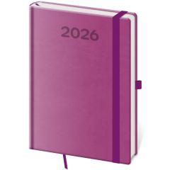  Denní diář A5 Print Pop fialový