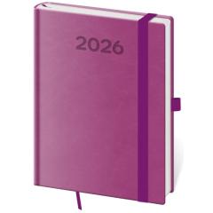 Denní diář B6 Print Pop fialový