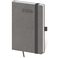  Kapesní diář Print Pop šedý