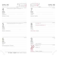  Kapesní diář Gommato červený