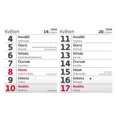  Plánovací MINI 14denní kalendář
