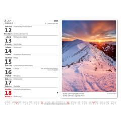  Kalendář České a slovenské hory