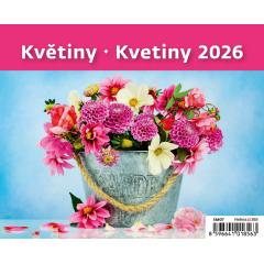  Kalendář Květiny