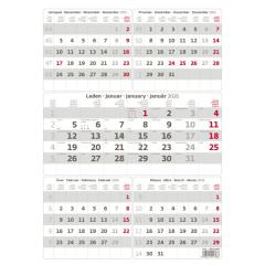  Pětiměsíční kalendář šedý