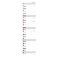  Kalendář Poznámková vázanka