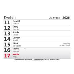  Plánovací kalendář Slunečnice