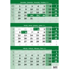  Slovenský trojmesačný kalendár zelený