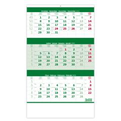  Tříměsíční kalendář zelený