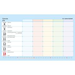  Kalendář Týdenní rodinný plánovací kalendář