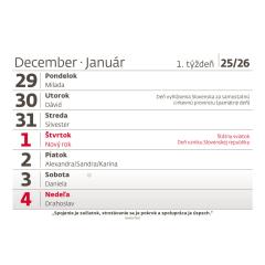  Slovenský týždenný kalendár s citátmi