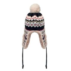 Pletená čepice s klapkami YULONG