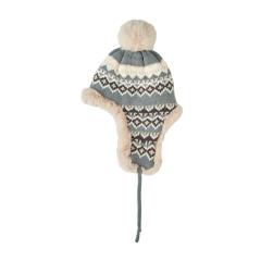 Pletená čepice s klapkami YULONG