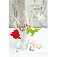 Vánoční figurka, sněhová vločka Yamra