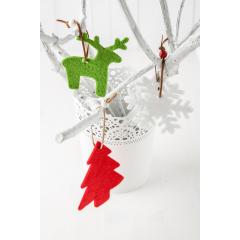 Vánoční figurka, sněhová vločka Yamra