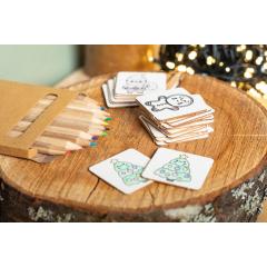 Vánoční pexeso na vybarvení Coloxmor