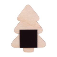 Vánoční magnet na ledničku na zakázku, vánoční stromeček Woofri Xmas