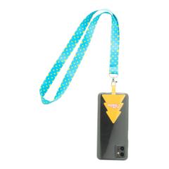 Lanyard s držákem mobilního telefonu RPET na zakázku Subyard Mobile Xmas