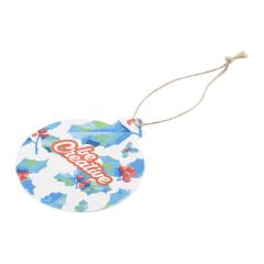 Vlastní vánoční ozdoba na stromeček ze semínkového papíru, kulatá CreaJul Seed