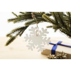 RPET ozdoba na vánoční stromek, sněhová vločka Joulox