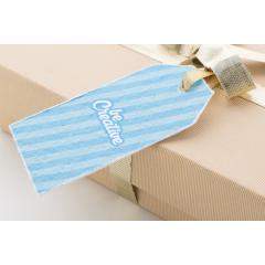 Visačka na dárek z papíru se semínky na zakázku PrinTag Seed