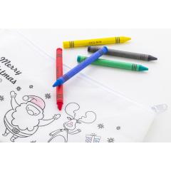 Vánoční pouzdro na pastelky na vybarvení Julfar Draw