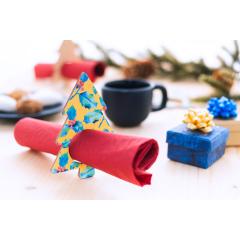 Vánoční kroužek na ubrousky na zakázku Julmiddag Creative