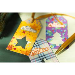 Vlastní dárková visačka, hvězda PrinTag Plus